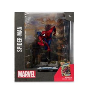 Marvel Wave 1 Spider-Man 1:10 Scale Posed Figure with Scene Figure - FREE UK SHIPPING