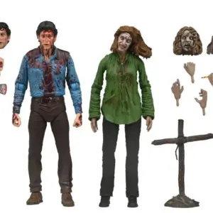NECA Evil Dead 2-Pack Includes Bloody Ash and Cheryl Williams Action Figures - Free Uk Shipping **PRE ORDE DUE March 2025**