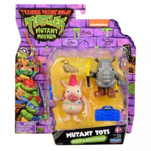 Teenage Mutant Ninja Turtles: Mutant Mayhem Bebop & Rocksteady Mutant Tots Mini Figure Set - 2pk - FREE UK SHIPPING **Stock Arriving Mid November**