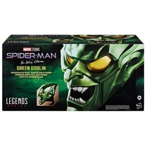 Spider-Man: No Way Home Marvel Legends Series Green Goblin Premium Roleplay Helmet Prop Replica - FREE UK SHIPPING