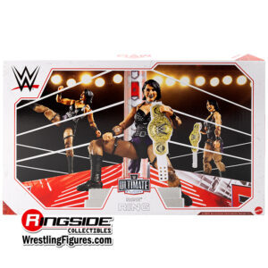 WWE Raw Real Scale Wrestling Ring Playset w/ Rhea Ripley Ultimate Edition Exclusive Figure- FREE UK SHIPPING *Re Stock Due June*