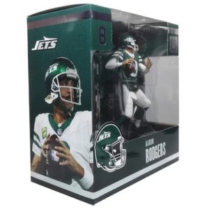 NFL SportsPicks 2024 Wave 2 New York Jets Aaron Rodgers 7-Inch Scale Posed Figure - Mc Farlane - FREE UK Shipping