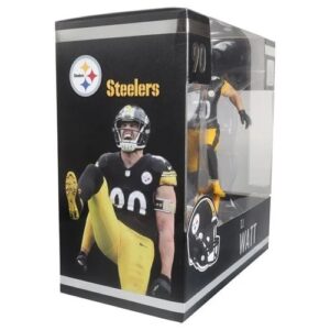 NFL SportsPicks 2024 Wave 2 Pittsburgh Steelers TJ Watt 7-Inch Scale Posed Figure - Mc Farlane - FREE UK Shipping