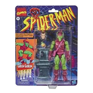 Spider-Man Retro Marvel Legends Green Goblin 6-Inch Action Figure - FREE UK SHIPPING **Stock Arriving end of March*
