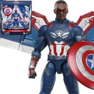 Captain America: Brave New World Captain America Deluxe 6 Inch Action Figure - FREE UK SHIPPING