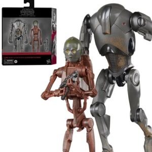 Star Wars The Black Series C-3PO (B1 Battle Droid Body) & Super Battle Droid 6-Inch Action Figures - FREE UK SHIPPING