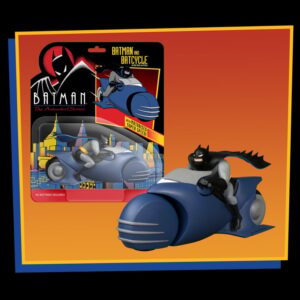 Batman: The Animated Series - Series 2 Batman & Batcycle Set MEZCO - Free UK shipping