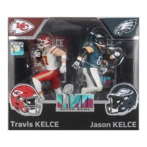 NFL SportsPicks 2024 Travis Kelce and Jason Kelce 7-Inch Scale Posed Figure 2-Pack - FREE UK Shipping
