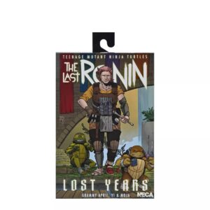 NECA TMNT COMIC THE LAST RONIN – THE LOST YEARS – GRAMMY APRIL WITH BABY YI & MOJA 7” SCALE FIGURE - Free Uk shipping