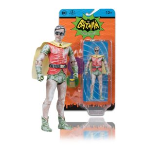 DC RETRO BATMAN 1966 WAVE 10 Wax Robin 6" INCH SCALE ACTION FIGURES MCFARLANE- Free UK Shipping- FREE UK SHIPPING