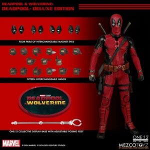 MEZCO Deadpool & Wolverine: Deadpool Deluxe Edition One:12 Collective Action Figure - FREE UK SHIPPING **PRE ORDER DUE JUNE*
