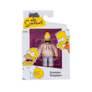 The Simpsons 2 1/2-Inch Scaled Wave 3 Grampa Simpson Figure - FREE UK SHIPPING
