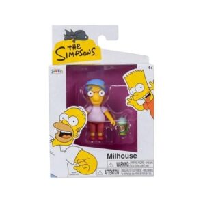 The Simpsons 2 1/2-Inch Scaled Wave 3 Milhouse with Squishee drink Figure - FREE UK SHIPPING