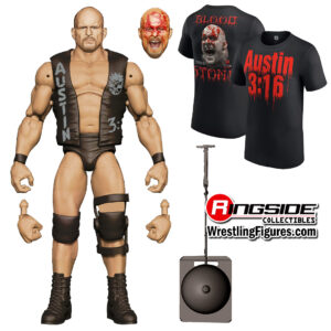 Bloody Stone Cold Steve Austin (WM13) - WWE Defining Moments Ringside Exclusive Action figure - FREE UK SHIPPING *PRE ORDER DUE OCT*