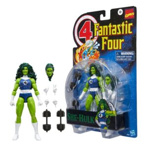 Fantastic Four Marvel Legends Retro Action Figure She-Hulk Action Figure - FREE UK SHIPPING **Pre Order Due August*