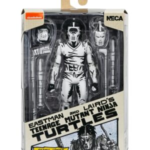 NECA TMNT Black & White Casey Jones (Mirage Comics) 7" Inch Scale Action Figure  - Free Uk shipping