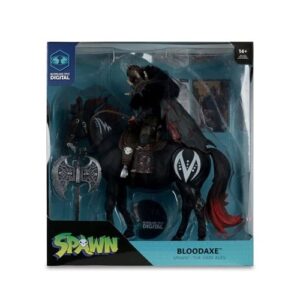 Spawn: The Dark Ages Bloodaxe with Horse 7-Inch Scale Action Figure 2-Pack with McFarlane Toys Digital Collectible- FREE UK SHIPPING *stock Arriving 8th July*