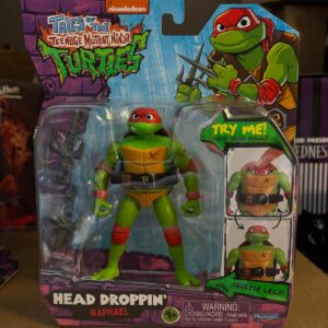 Teenage Mutant Ninja Turtles Mutant Mayhem head Droppin Raphael Figure - FREE UK SHIPPING