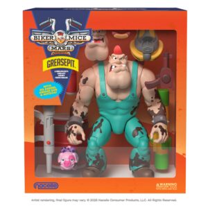 Biker Mice from Mars Wave 2 Greasepit Action Figure - FREE UK SHIPPING **Pre Order Due Q1 2026*
