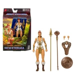 Masters Of The Universe Masterverse – Action Figure New Eternia Manowar, 30 Punti Articolazione, Accessori Intercambiabili, HYC57