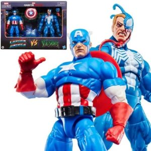 Marvel Legends Series Gamerverse Captain America vs. Venom 6-Inch Action Figures - FREE UK SHIPPING - FREE UK SHIPPING *Pre Order November*