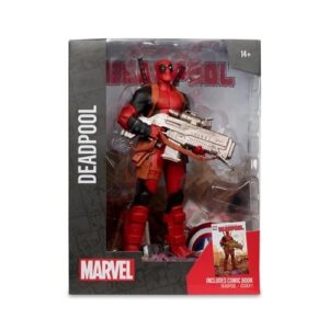 Marvel Collection Deadpool 1:6 Scale Wave 5 Posed Figure with Scene and Comic - FREE UK SHIPPING